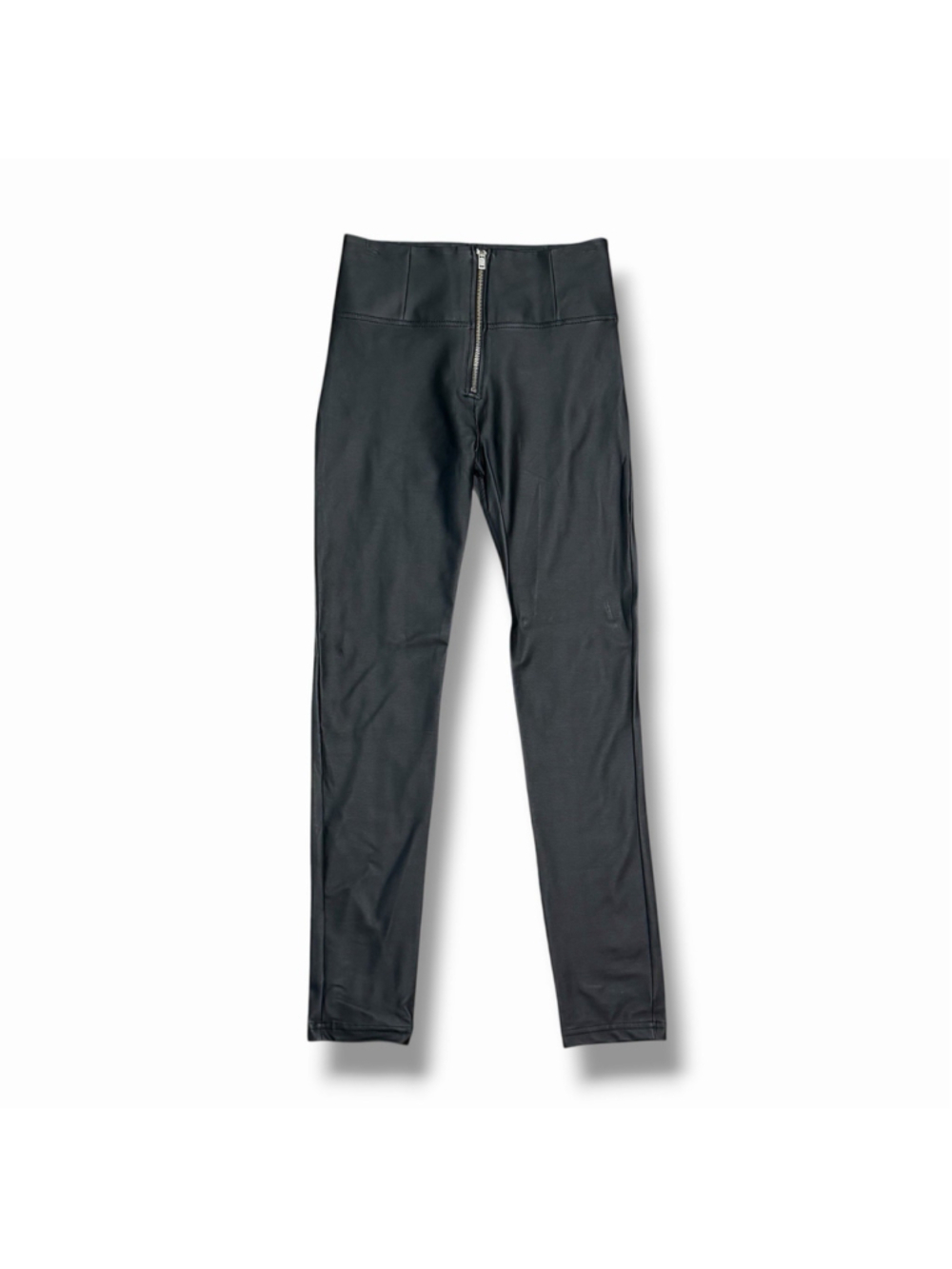 NWT Freddy WR.UP BLACK FAUX LEATHER SIZE SMALL Women's Pants Skinny High Waist